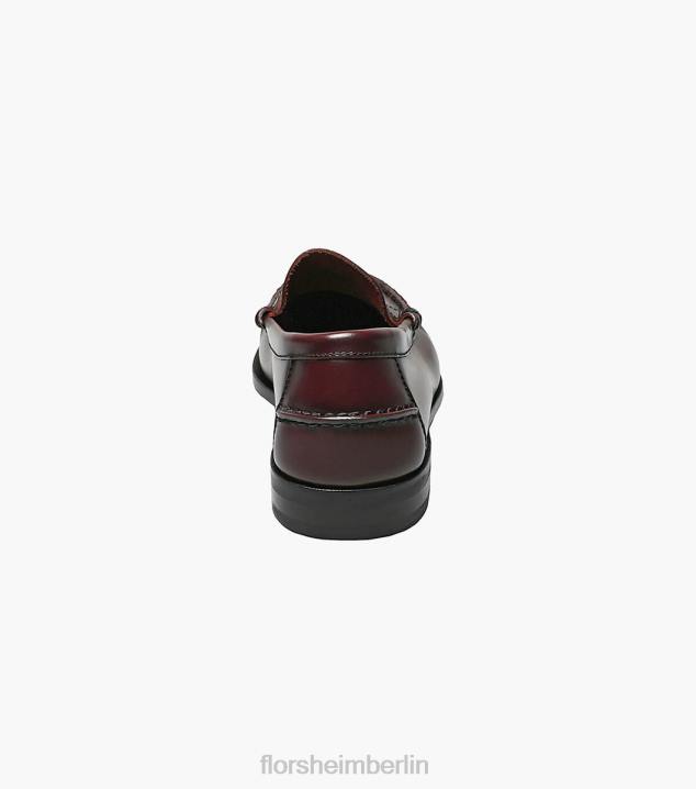 D280183 Burgund Schuhwerk Männer Florsheim Berkley Moc-Toe-Penny-Loafer