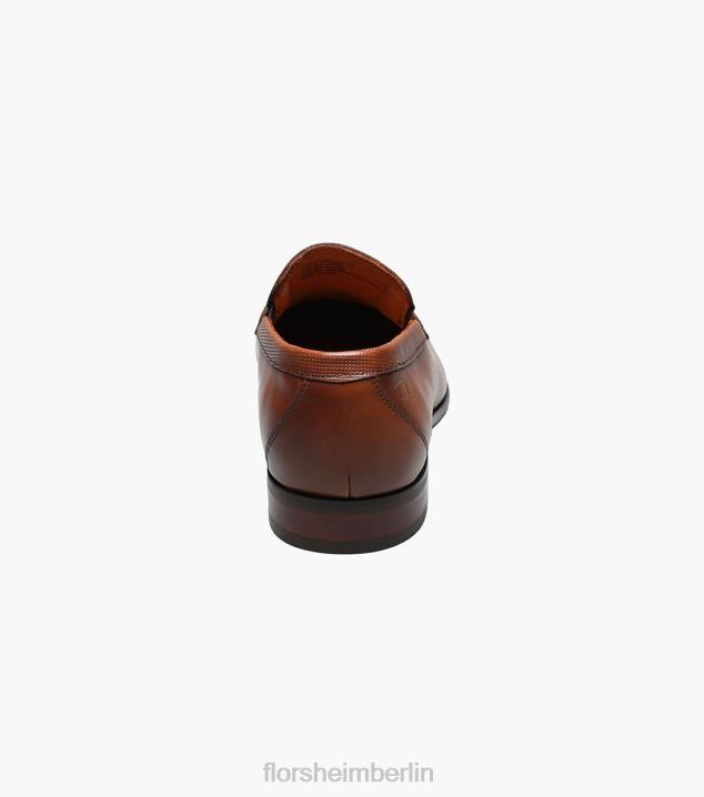 D280197 Cognac Schuhwerk Männer Florsheim Postino 2 Moc Toe Penny Loafer