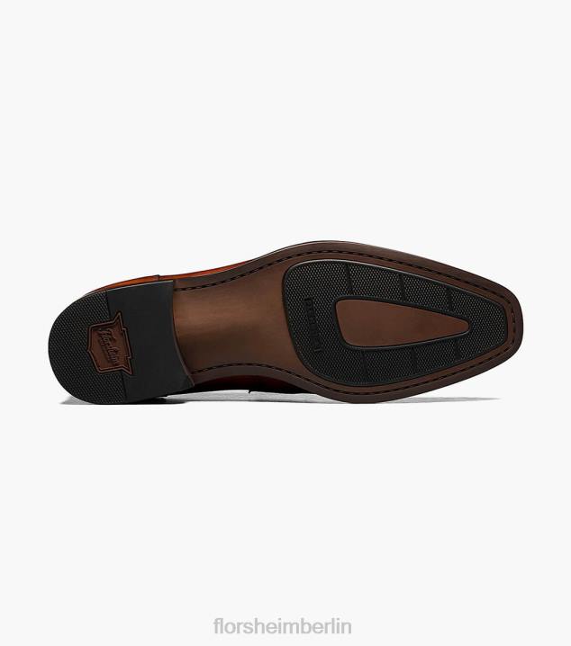 D280198 Cognac Schuhwerk Männer Florsheim Sorrento Moc-Toe-Penny-Loafer