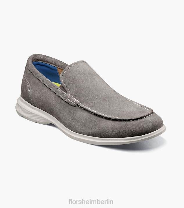 D2801 graues Wildleder Schuhwerk Männer Florsheim Hamptons venezianische Mokassin mit Moc-Toe