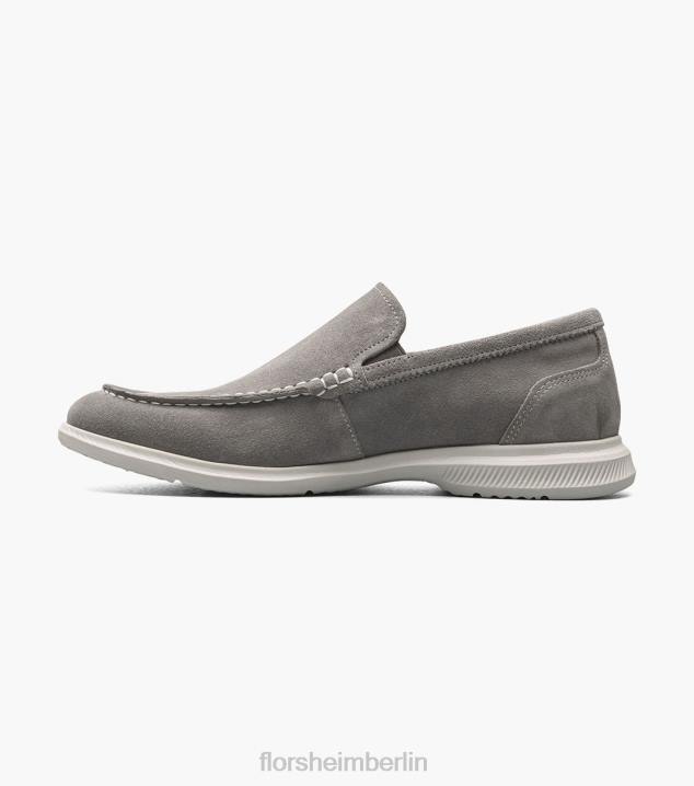 D2801 graues Wildleder Schuhwerk Männer Florsheim Hamptons venezianische Mokassin mit Moc-Toe