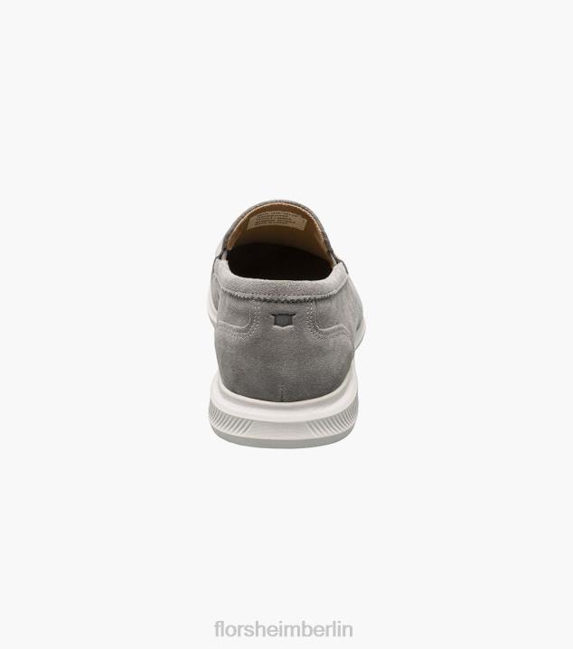 D2801 graues Wildleder Schuhwerk Männer Florsheim Hamptons venezianische Mokassin mit Moc-Toe