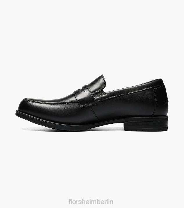 D280202 Schwarz Schuhwerk Männer Florsheim Midtown Moc-Toe-Pennyloafer