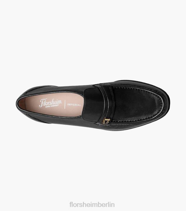 D280229 Schwarz Schuhwerk Männer Florsheim Wie Moc-Toe-Slipper