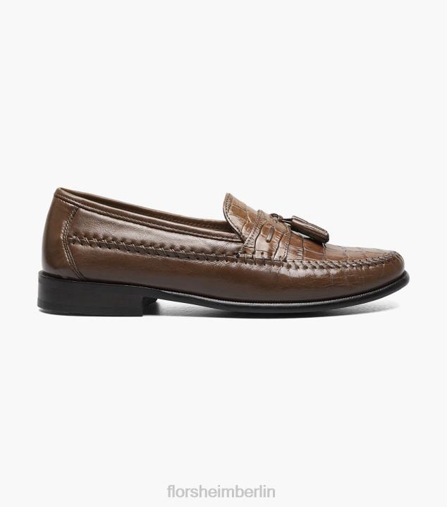 D280255 Cognac Schuhwerk Männer Florsheim Pisa Mokassin mit Mokassin und Quaste