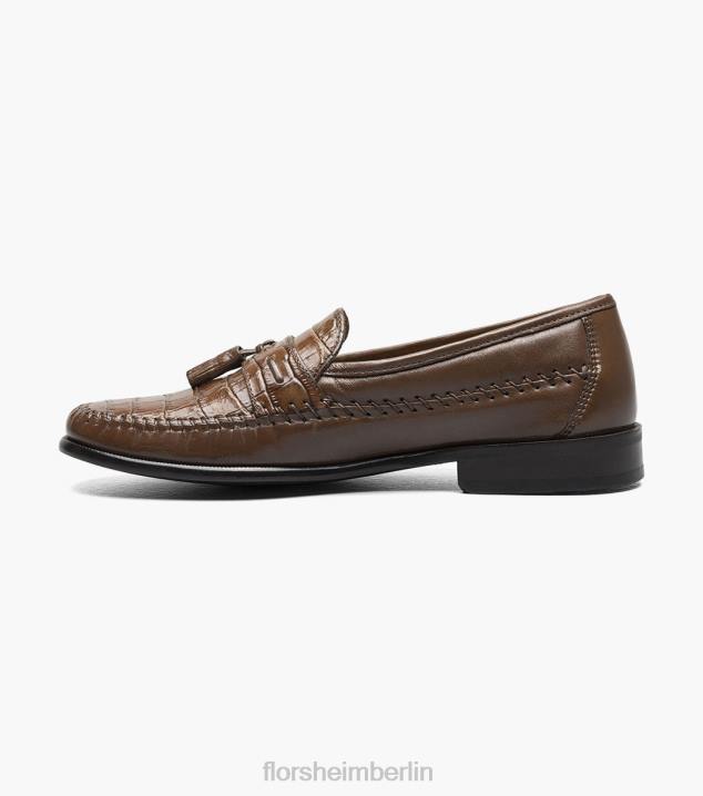 D280255 Cognac Schuhwerk Männer Florsheim Pisa Mokassin mit Mokassin und Quaste