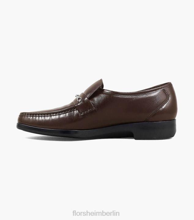 D280257 braun Schuhwerk Männer Florsheim Rovito Moc-Toe-Slipper