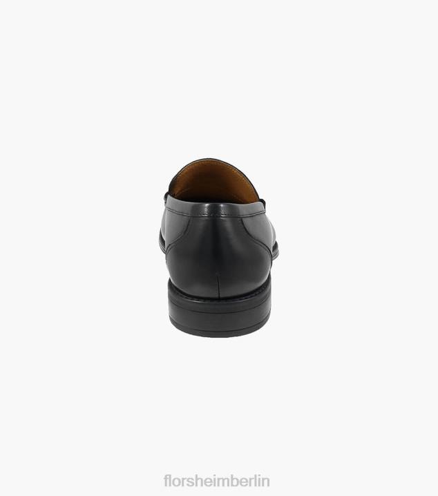 D280259 Schwarz Schuhwerk Männer Florsheim Amelio Moc-Toe-Pennyloafer