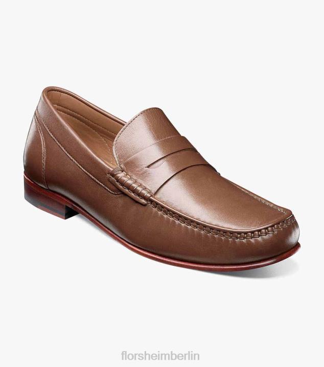 D280263 Cognac Schuhwerk Männer Florsheim Beaufort Moc-Toe-Penny-Loafer