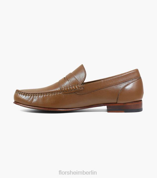 D280263 Cognac Schuhwerk Männer Florsheim Beaufort Moc-Toe-Penny-Loafer