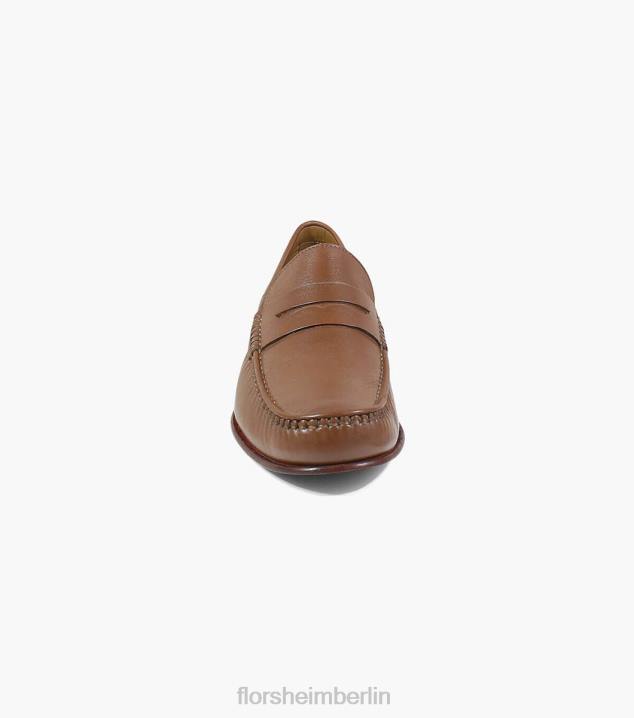 D280263 Cognac Schuhwerk Männer Florsheim Beaufort Moc-Toe-Penny-Loafer
