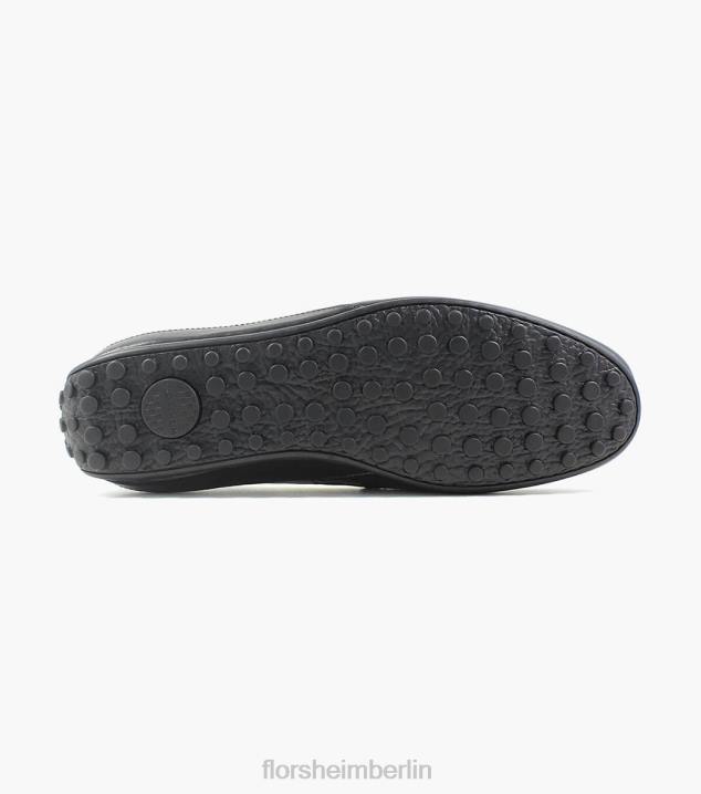 D280266 Schwarz Schuhwerk Männer Florsheim Drossel-Moc-Toe-Penny-Loafer