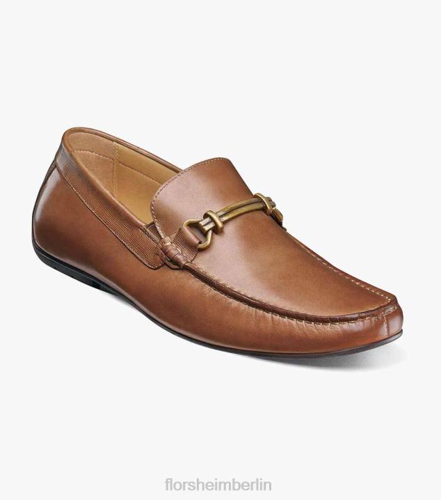 D280267 Cognac Schuhwerk Männer Florsheim Moc-Toe-Loafer von Dubino