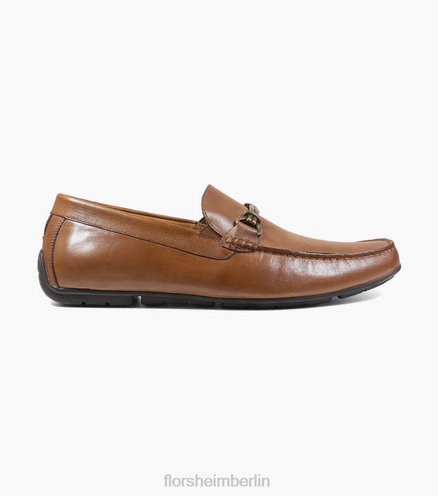 D280267 Cognac Schuhwerk Männer Florsheim Moc-Toe-Loafer von Dubino