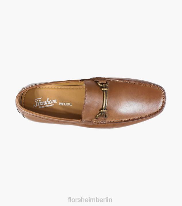 D280267 Cognac Schuhwerk Männer Florsheim Moc-Toe-Loafer von Dubino