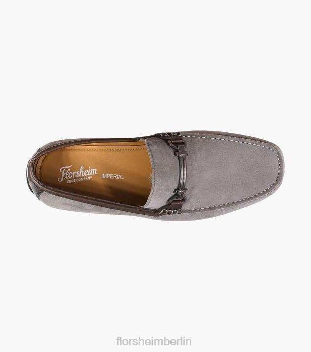 D280268 grau-multi Schuhwerk Männer Florsheim Moc-Toe-Loafer von Dubino