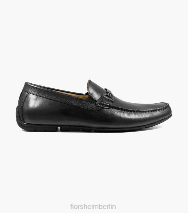 D280270 Schwarz Schuhwerk Männer Florsheim Moc-Toe-Loafer von Dubino