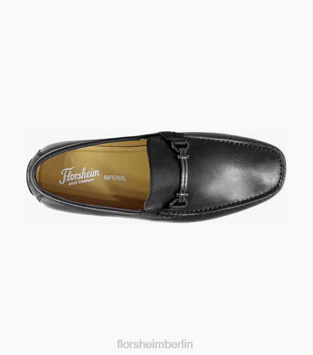 D280270 Schwarz Schuhwerk Männer Florsheim Moc-Toe-Loafer von Dubino