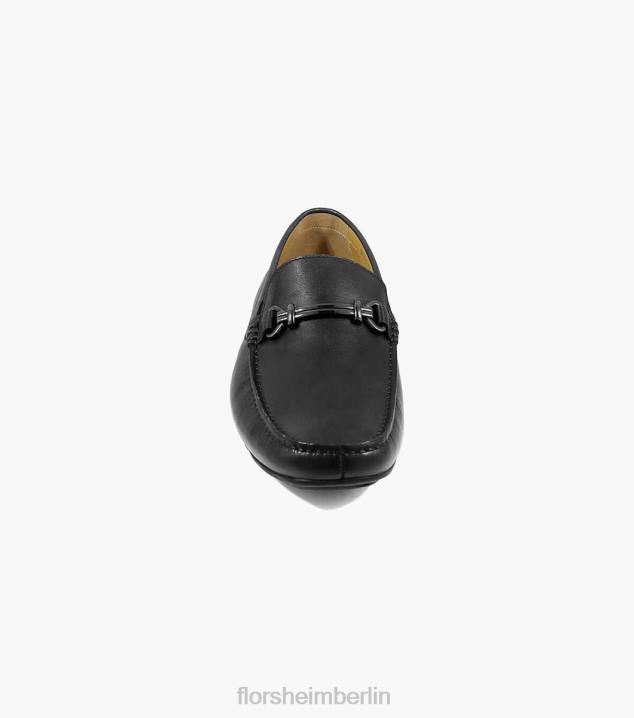 D280270 Schwarz Schuhwerk Männer Florsheim Moc-Toe-Loafer von Dubino