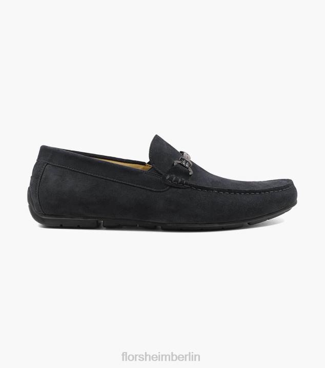 D280272 schwarzes Wildleder Schuhwerk Männer Florsheim Moc-Toe-Loafer von Dubino