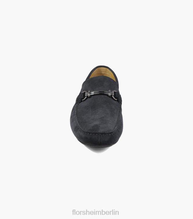 D280272 schwarzes Wildleder Schuhwerk Männer Florsheim Moc-Toe-Loafer von Dubino