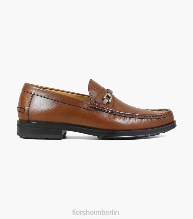 D280273 bräunen Schuhwerk Männer Florsheim Palace Moc-Toe-Slipper