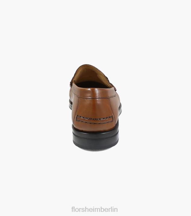 D280273 bräunen Schuhwerk Männer Florsheim Palace Moc-Toe-Slipper