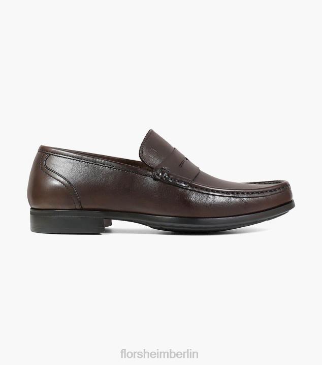 D280276 braun Schuhwerk Männer Florsheim Puente Moc-Toe-Pennyloafer
