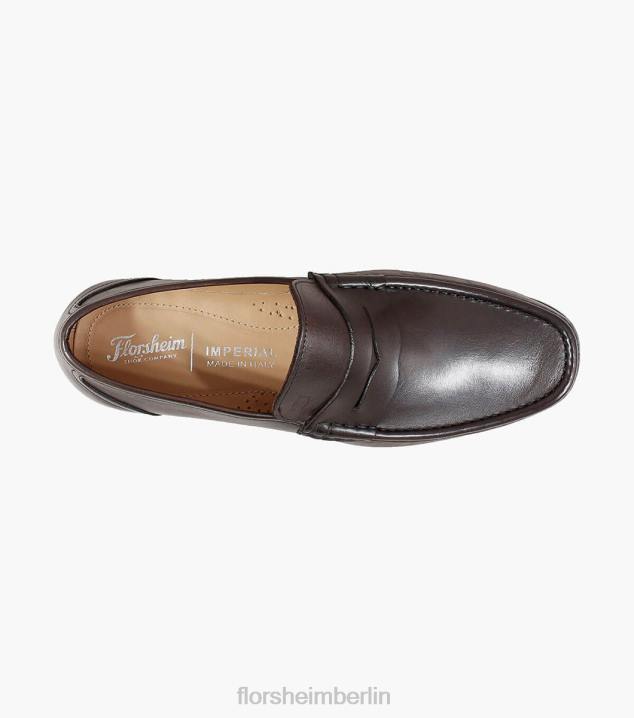 D280276 braun Schuhwerk Männer Florsheim Puente Moc-Toe-Pennyloafer