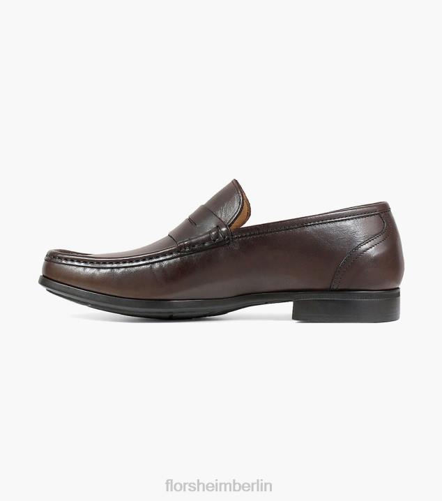 D280276 braun Schuhwerk Männer Florsheim Puente Moc-Toe-Pennyloafer