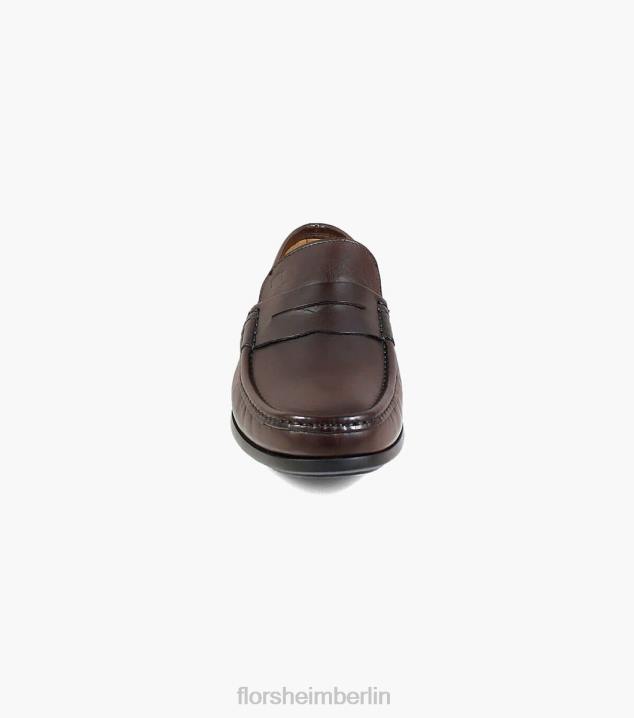 D280276 braun Schuhwerk Männer Florsheim Puente Moc-Toe-Pennyloafer