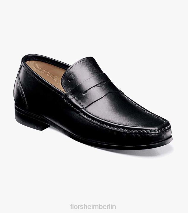 D280277 Schwarz Schuhwerk Männer Florsheim Puente Moc-Toe-Pennyloafer