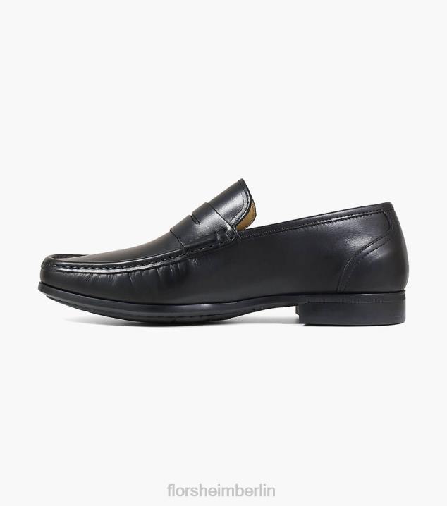 D280277 Schwarz Schuhwerk Männer Florsheim Puente Moc-Toe-Pennyloafer