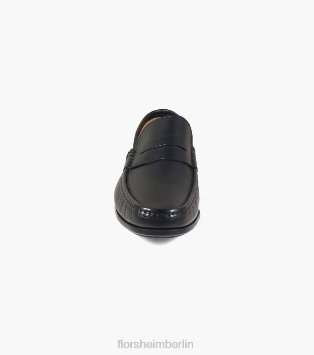D280277 Schwarz Schuhwerk Männer Florsheim Puente Moc-Toe-Pennyloafer