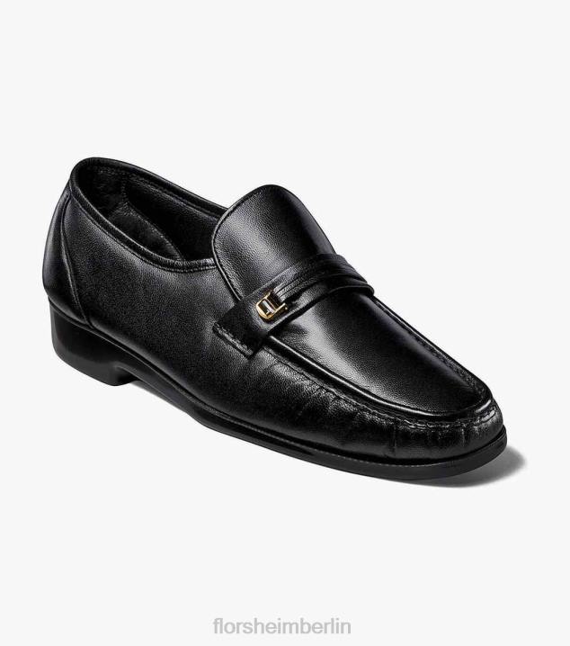 D280278 Schwarz Schuhwerk Männer Florsheim Milano Moc-Toe-Slipper