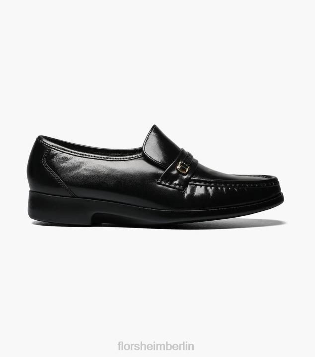 D280278 Schwarz Schuhwerk Männer Florsheim Milano Moc-Toe-Slipper
