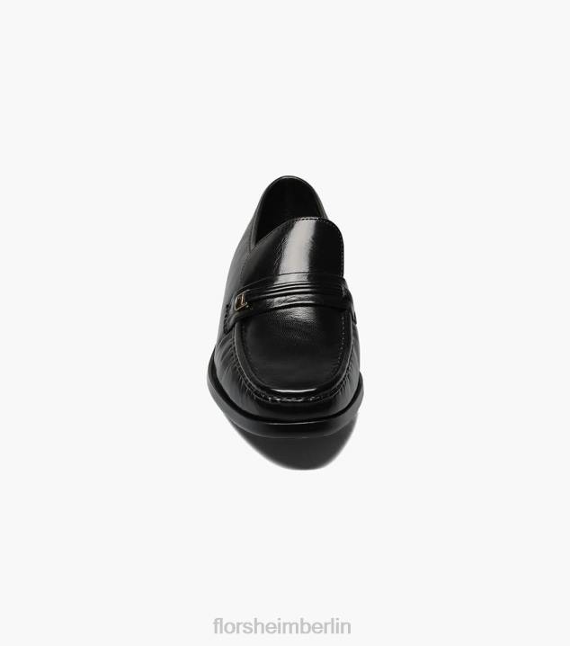D280278 Schwarz Schuhwerk Männer Florsheim Milano Moc-Toe-Slipper