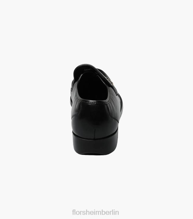 D280278 Schwarz Schuhwerk Männer Florsheim Milano Moc-Toe-Slipper