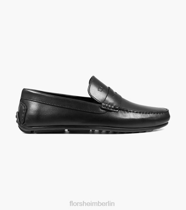 D280284 Schwarz Schuhwerk Männer Florsheim Egan Moc-Toe-Penny-Loafer