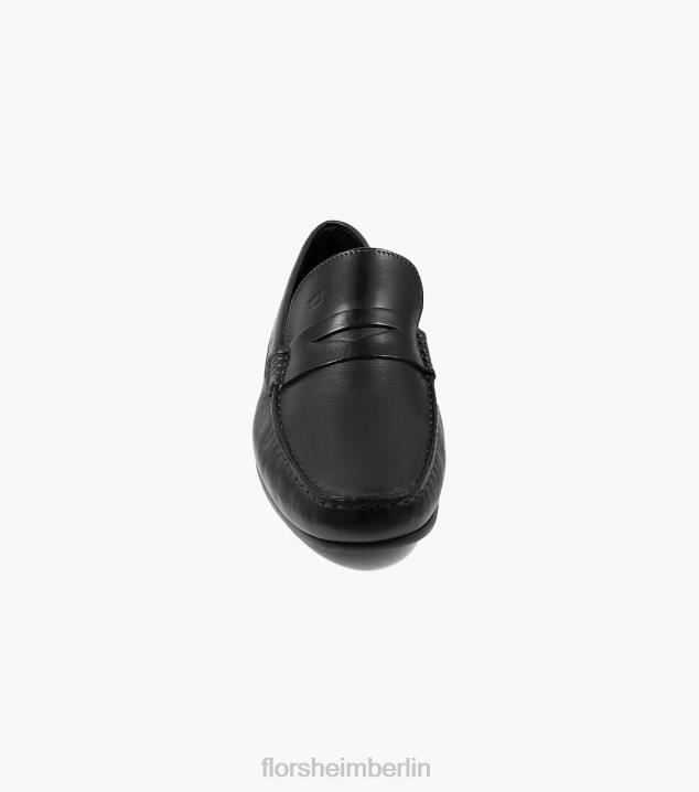 D280284 Schwarz Schuhwerk Männer Florsheim Egan Moc-Toe-Penny-Loafer