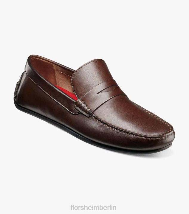 D280285 braun Schuhwerk Männer Florsheim Egan Moc-Toe-Penny-Loafer