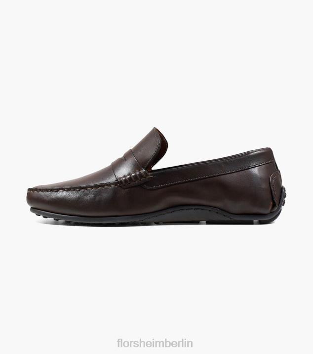 D280285 braun Schuhwerk Männer Florsheim Egan Moc-Toe-Penny-Loafer