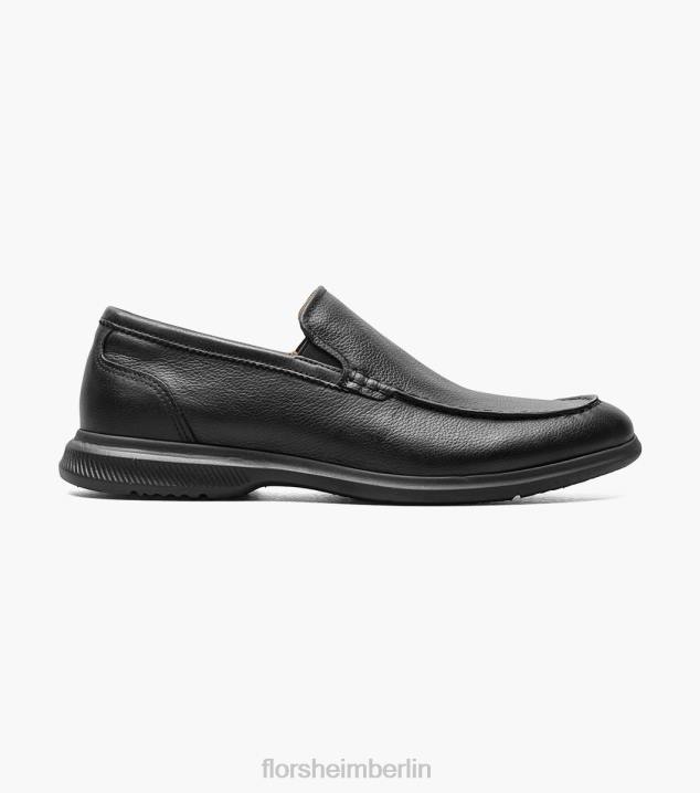 D2802 Schwarz Schuhwerk Männer Florsheim Hamptons venezianische Mokassin mit Moc-Toe