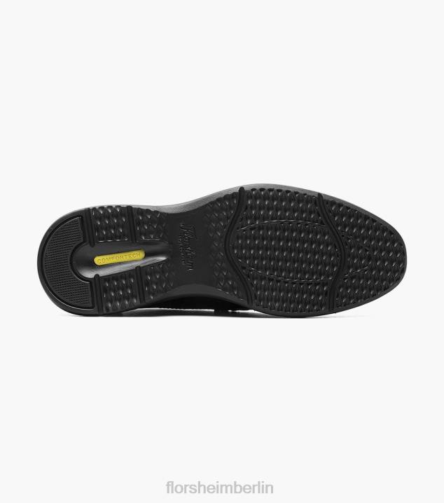 D2802 Schwarz Schuhwerk Männer Florsheim Hamptons venezianische Mokassin mit Moc-Toe
