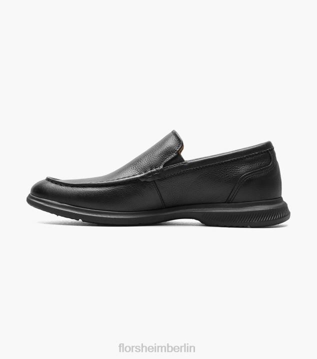 D2802 Schwarz Schuhwerk Männer Florsheim Hamptons venezianische Mokassin mit Moc-Toe