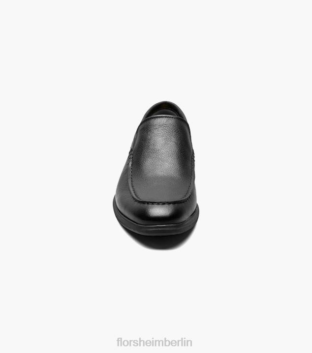 D2802 Schwarz Schuhwerk Männer Florsheim Hamptons venezianische Mokassin mit Moc-Toe