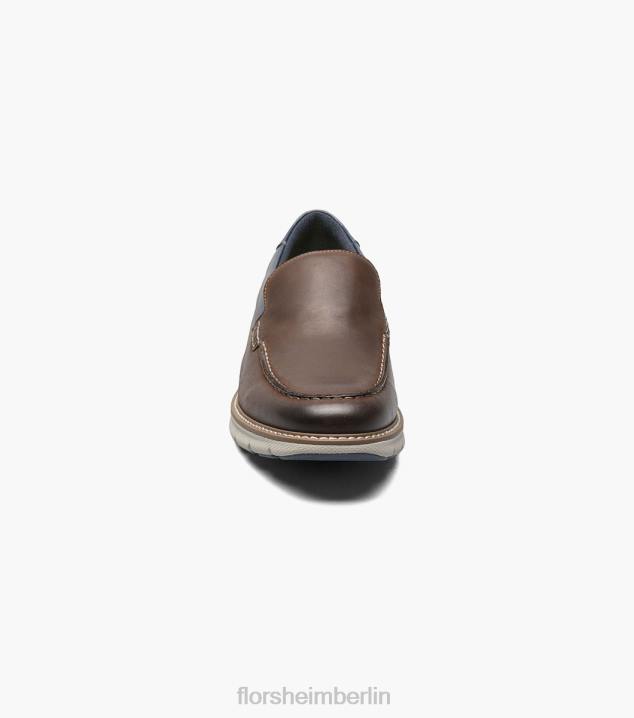 D28046 braunes Ch Schuhwerk Männer Florsheim Frenzi Moc-Toe-Loafer im venezianischen Stil