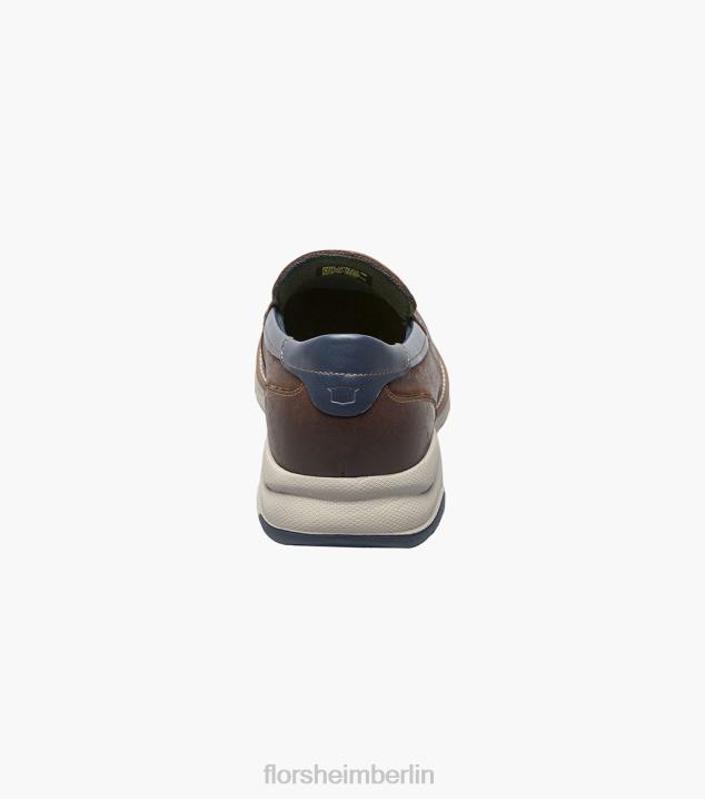D28046 braunes Ch Schuhwerk Männer Florsheim Frenzi Moc-Toe-Loafer im venezianischen Stil