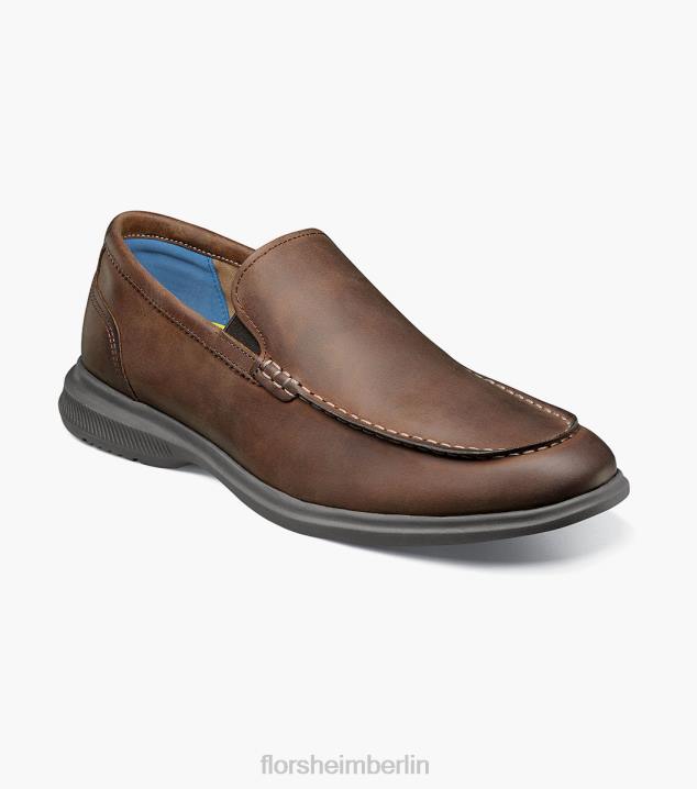 D2804 braunes Ch Schuhwerk Männer Florsheim Hamptons venezianische Mokassin mit Moc-Toe