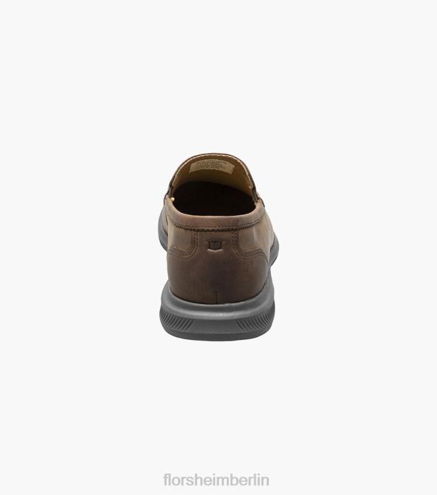 D2804 braunes Ch Schuhwerk Männer Florsheim Hamptons venezianische Mokassin mit Moc-Toe